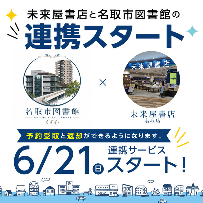 宮城県名取市と株式会社未来屋書店が「書店連携推進事業に関する協定」を締結