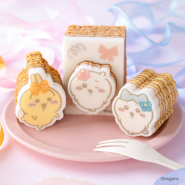ちいかわたちを、ぱかっと型ぬくバウムクーヘン！ちいかわ、ハチワレ、うさぎの“型ぬきバウム”を2026年7月3日より「ちいかわらんど」にて先行販売