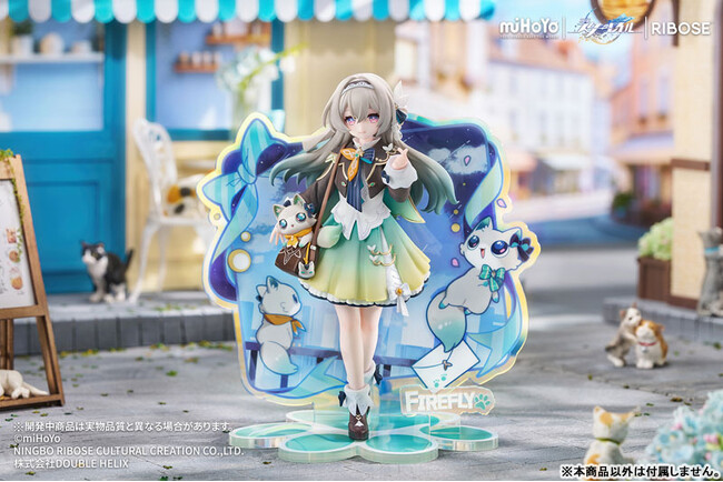 大人気ゲーム『崩壊：スターレイル』より、ちびねこシリーズフィギュア第五弾「ホタル」が登場。あみあみ含む一部流通限定でご案内中。