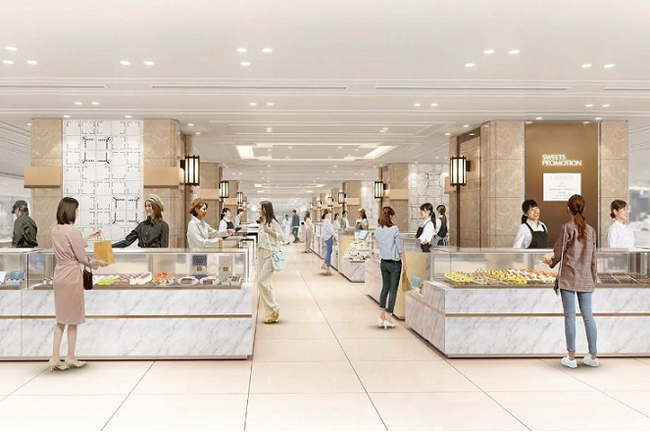 日本橋三越本店が19年ぶりに食品フロアをリフレッシュオープン！第一弾の洋菓子エリアには新たに9ショップが登場！44ショップに。