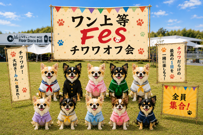 【チワワが主役の1日】大阪・WHATAWONで「ワン上等Fes チワワオフ会」開催