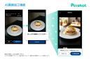 AIによる画像加工機能 AIによる画像加工機能