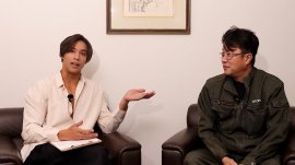 當間ローズと荒津社長 対談1 當間ローズと荒津社長 対談1