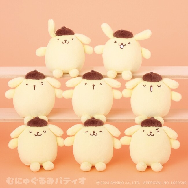 サンリオキャラクターズ「ポムポムプリン」商品９アイテムが６月１２日(金)よりむにゅぐるみパティオ公式ECサイトにて受注予約開始