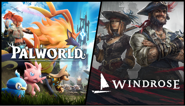 『Palworld / パルワールド』と海賊オープンワールドサバイバルクラフト『Windrose / ウィンドローズ』のバンドルがSteamで本日発売！セット購入で10%OFF！