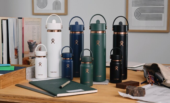 【Hydro Flask(R)(ハイドロフラスク)】ブロンズカラーのアクセントが洗練された印象を与える限定モデル「ARC Collection」が登場