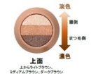『グラデシャドウスティック』断面図