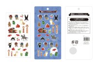 人気「赤べこ」シリーズ最新作。東北6県のご当地モチーフを集めた「東北ぷっくりキラキラシール」を7月上旬より順次発売