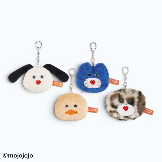 【mojojojo】ぬいぐるみのようなふわふわ感がかわいい！バッグに付けて持ち歩けるダイカットミラーをスケーターが新発売