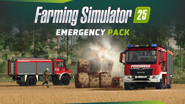 『ファーミングシミュレーター 25』消防・救助ミッションが登場する無料DLC「Emergency Pack」配信