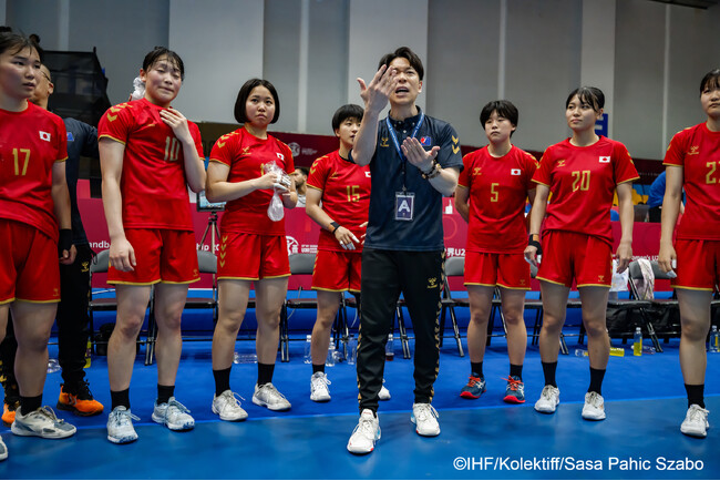 【ハンドボール　女子ジュニア日本代表】第25回女子ジュニア世界選手権　メインラウンド第1戦　ハンガリーと対戦