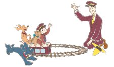 おさるのジョージ×はんきゅう コラボレーション企画「出発！うきうきジョージトレイン」にあわせて「おさるのジョージ×阪急電車」ラッピングバスの運行＆バス停の装飾などを実施！