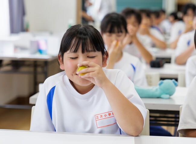 セントマティック「香りの授業」、若狭町立三方小学校で初開催