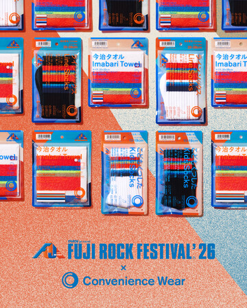 コンビニエンスウェア×「FUJI ROCK FESTIVAL'26」毎年恒例、コラボアイテムは7月7日（火）から発売！フェスコーデには欠かせないサコッシュもラインアップ
