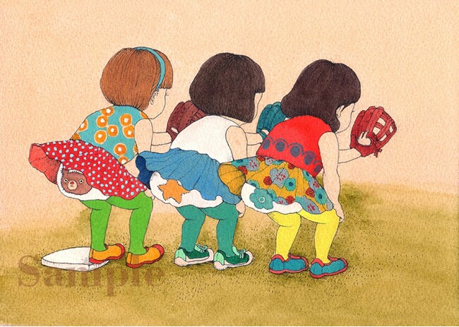 フランスで絵本作家としてデビューした「はっとりさちえ」のオンライン版画展を開始！オンラインだからこそできる85点全作品を一挙公開！