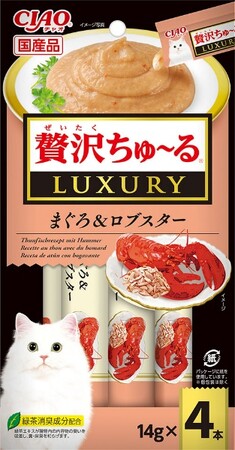 いなばペットフード 猫ちゃんのおやつ「贅沢ちゅ～る」を新発売！