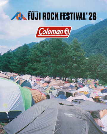 コールマン、「FUJI ROCK FESTIVAL '26」に今年も協賛