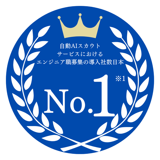 AIスカウトサービス「RecUp」がエンジニア職募集において国内導入数No.1を獲得