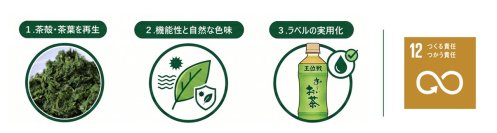 茶殻をアップサイクルした「緑茶インク」を開発