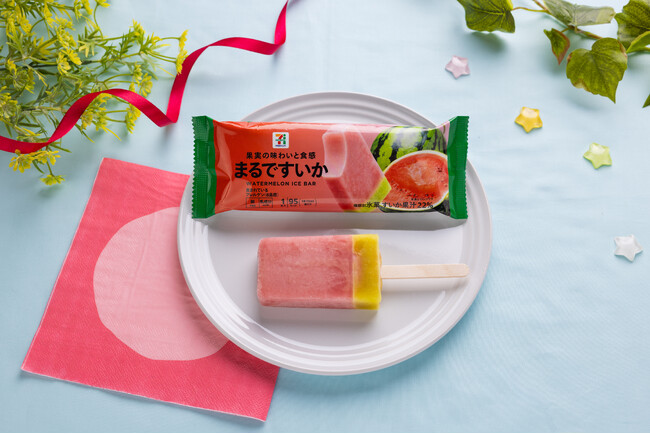 6年ぶりに復活！「セブンプレミアム まるですいか」が登場！“シャリシャリ食感”アイスを7月7日（火）から順次発売！