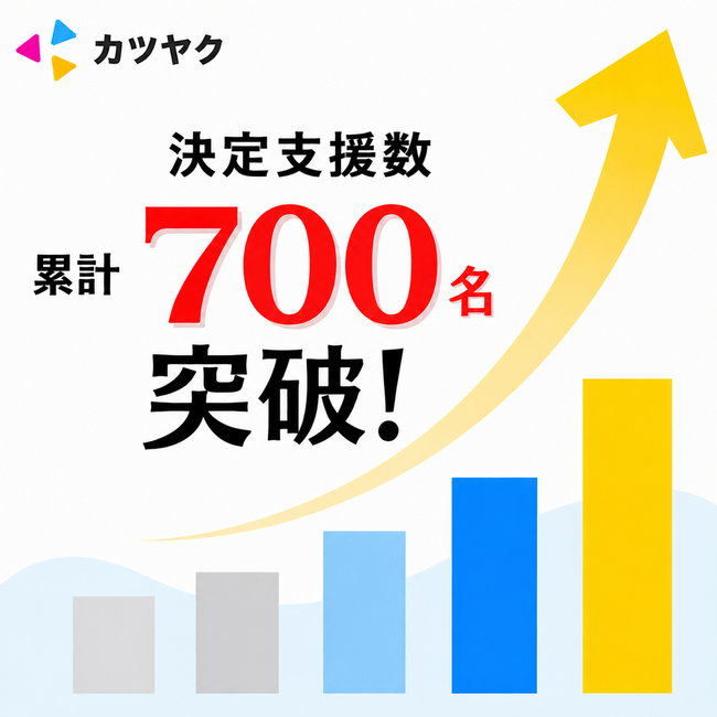 【カツヤク】新卒採用の決定支援700名突破！採用成功から定着・活躍までの支援体制を強化