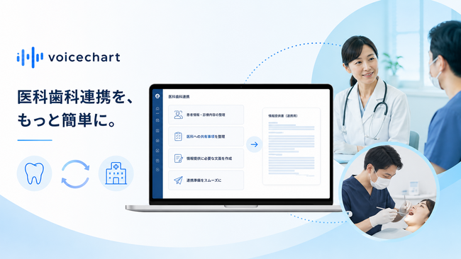 株式会社pipon、ボイスチャート上で医科歯科連携の情報共有を支援する新機能を提供開始 ～無料キャンペーンも実施～