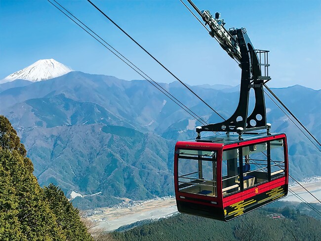 身延山ロープウェイ パノラマビューゴンドラ導入5周年記念「山梨・静岡・長野県民感謝キャンペーン」で特別料金に！関東一の高低差763m、天空の絶景へ