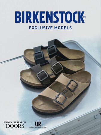 URBAN RESEARCH DOORS / URBAN RESEARCH から、BIRKENSTOCKのEXCLUSIVE MODELとして、ヌバックで仕立てた“ARIZONA”の新色が登場！