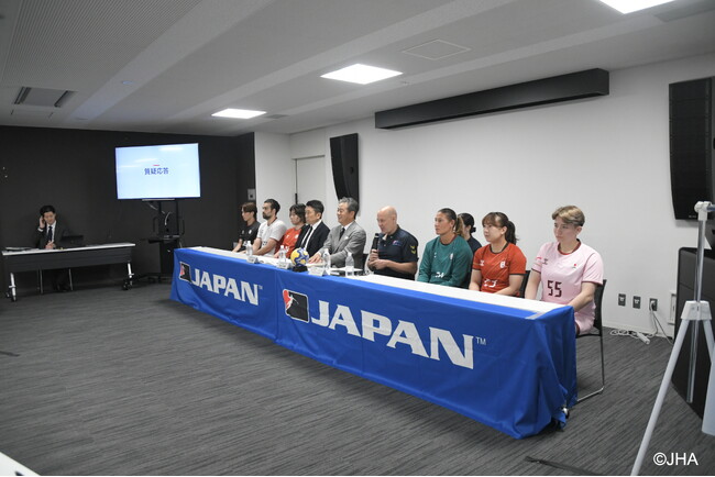 【アジア競技大会】ハンドボール男女日本代表が意気込み「地元で金メダルへ」