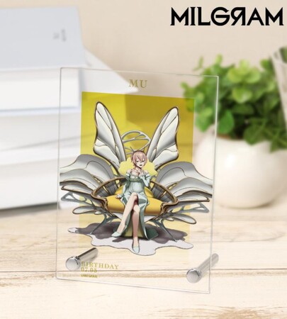 『MILGRAM -ミルグラム-』の描き下ろし ムウ バースデーver. 第3弾 A6アクリルパネルなどの受注を開始！！アニメ・漫画のオリジナルグッズを販売する「AMNIBUS」にて