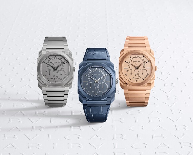 【ブルガリ】「オクト フィニッシモ パーペチュアル カレンダー」モノクロームの洗練されたタッチ