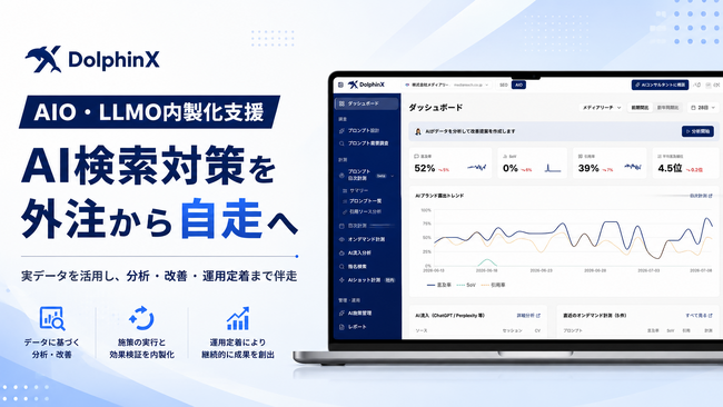 メディアリーチ、AIO・LLMO内製化/インハウス支援サービスを提供開始 - 企業のAI検索対策の「自走」を支援。