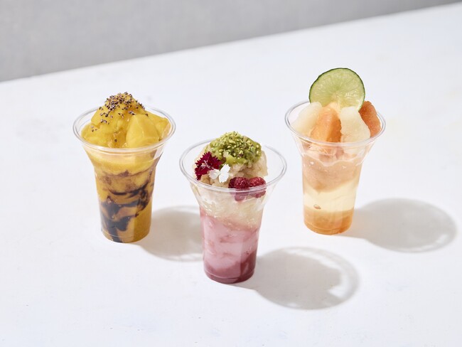 プリンチ(R) フルーツの多重層が織りなすイタリア風のかき氷「グラニータ」にこの夏の新作登場！　ひんやりシャリっと、華やかな『グラニータ ホワイトピーチ & ライチ ブーケ』が7月22日（水）より発売