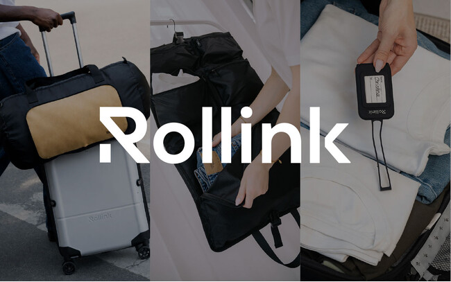 厚さ約11.5cmまで折りたためるスーツケースブランド「Rollink」から、トラベルシーンを快適にするアクセサリーシリーズが新登場。旅行や出張はもちろん、日常使いにも活躍。毎日の移動をより快適に。