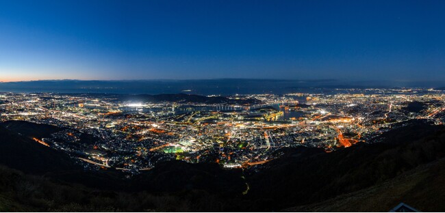 「日本新三大夜景都市」の絶景スポットへ。ケーブルカー運休日限定の直行バスを運行開始！