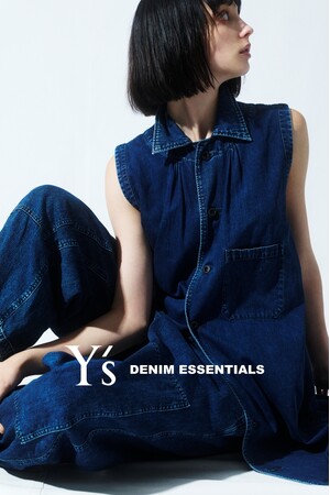 Y's、 デニムアイテムを提案する『Y's DENIM ESSENTIALS』 秋冬コレクションを公開
