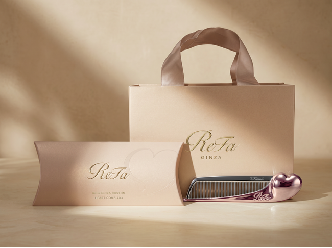 ReFa GINZA限定カスタムサービス「Personal Gift Service」にて ReFa HEART COMB Aira（リファハートコーム アイラ）への名入れを開始