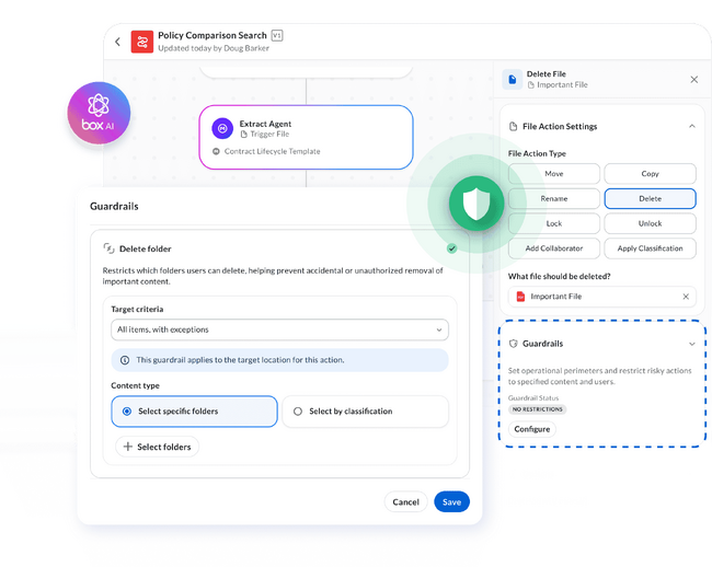 Box、企業コンテンツ全体で稼働するAIエージェントを保護する新たな制御機能を発表