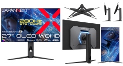 【価格.com限定 69,980円！】JAPANNEXTが27インチ 有機ELパネル(OLED) 280Hz/0.03ms対応のWQHDゲーミングモニターを発売