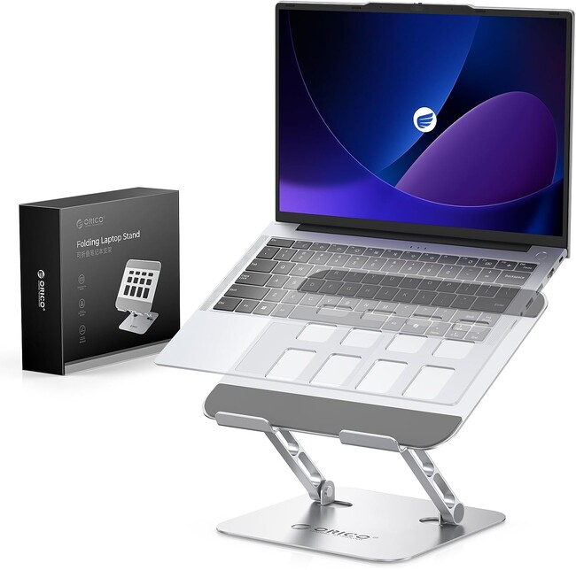 ORICO、高さ無段階調整可能なエルゴノミクスノートPCスタンドを発表--13～17インチ対応・5kg耐荷重・放熱設計・折りたたみ式