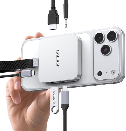 ORICO 6-in-1 MagSafe対応M.2 NVMeドッキングステーションを発表--iPhone ProRes直接保存・10Gbps転送・4K出力・PD100W充電を1台に集約