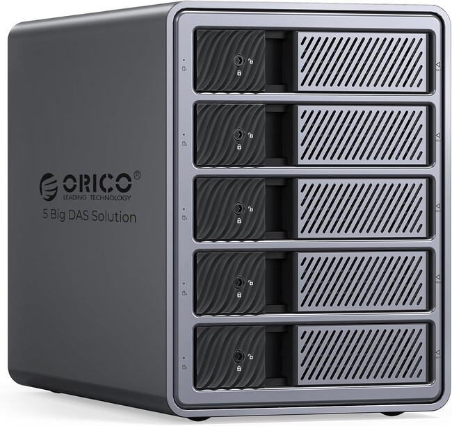 ORICO、最大110TB対応の5ベイ3.5インチHDDケースを発表--大容量データを安全・高速・安定に保存するストレージソリューション