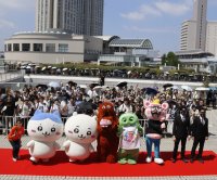 「お台場ファンライジング」ついに開幕！ガチャピン・ムック、ちいかわ、ハチワレ、昼太郎にハンターまで！オープニングセレモニーに人気キャラクターが大集合　「お台場ファンライジング」の特別番組放送決定！