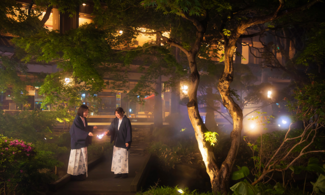浴衣で歩く、夏の夜。100年以上の歴史を刻む日本庭園で楽しむ「花火の時間」―湯元啄木亭、8月31日までの夏限定宿泊プランを販売【函館／湯の川温泉】
