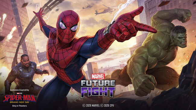 モバイルアクションRPG『マーベル・フューチャーファイト』マーベル・スタジオ最新作 『スパイダーマン：ブランニュー・デイ 』をテーマにした最新アップデート実施！