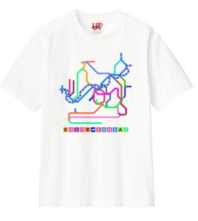 【(株)ジェイアール西日本ファッショングッズ】JR西日本グループとのコラボレーションTシャツを好評につき追加販売します！（ユニクロJR新大阪店限定）
