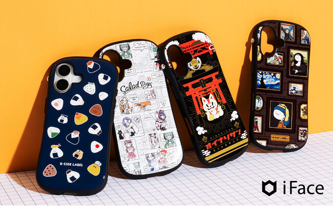 「iFace」×「B-SIDE LABEL」コラボ第3弾ポップアートをスマホケースで表現した新デザインを発売
