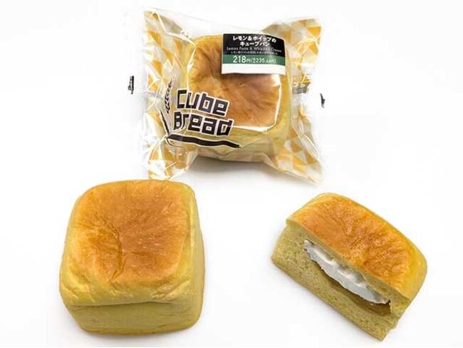 【北海道限定】北海道産小麦を使用した大人気の『キューブパン』シリーズから、“夏らしい”新作「レモン＆ホイップのキューブパン」が登場！