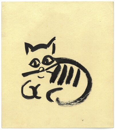 大佛次郎の猫愛あふれる世界を堪能「猫へのまなざし、こどものおはなし展」