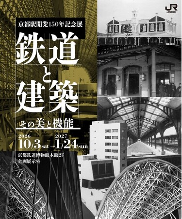 【京都鉄道博物館】京都駅開業150年記念展鉄道と建築~その美と機能~